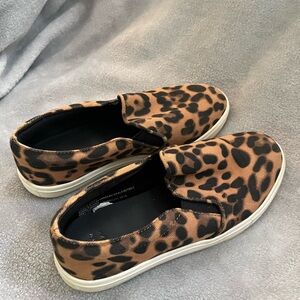 Cheetah print slip on shoes, size 7, from Target